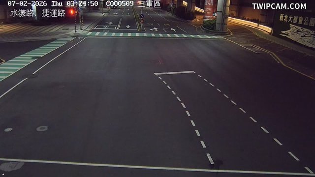新北市道路 水漾路、捷運路即時影像