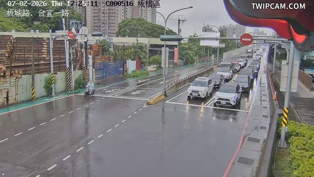 新北市道路 板城路、合宜一路即時影像