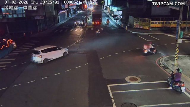 新北市道路 溪城路、中華路即時影像