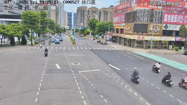 新北市道路 文化一路2段、中山路即時影像