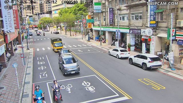 新北市道路 中華路、公園路即時影像