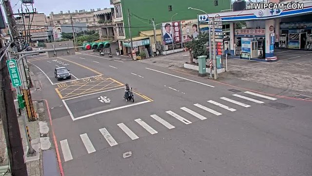 桃園市道路 莊敬路富國路口(T字路口,鴻政汽車旁號誌桿)