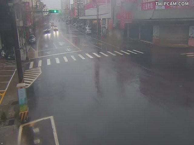 桃園市道路 員林路與仁和路口(仁和路方向號誌桿)