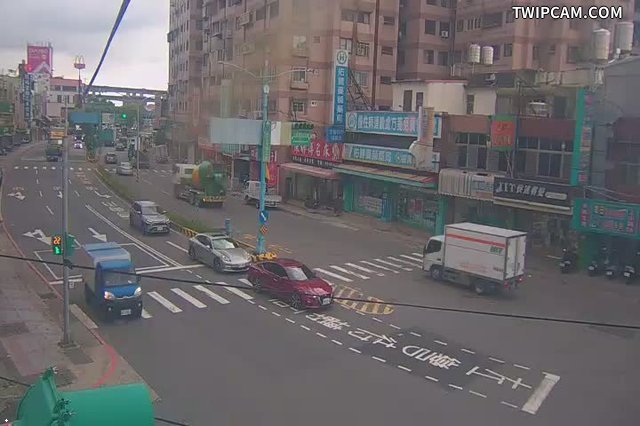 桃園市道路 三民路中山北路口(台灣彩券前號誌桿)即時影像