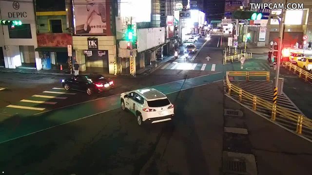 桃園市道路 大同路與中正路口往東即時影像