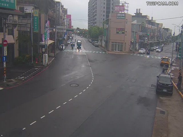 桃園市道路 大竹路與大新路口(西北)