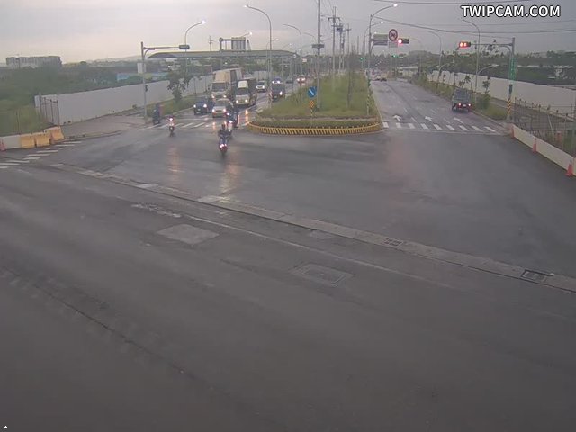 桃園市道路 中山南路二段與大竹南路口
