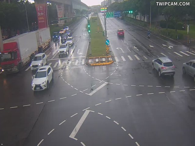 桃園市道路 高鐵南路二段與公園路一段(高鐵南路上往北)即時影像