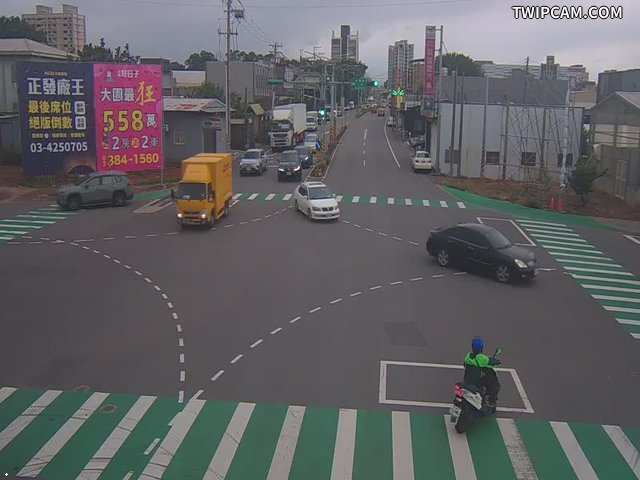 桃園市道路 中正東路與青昇路(中正東路往南)(大園)