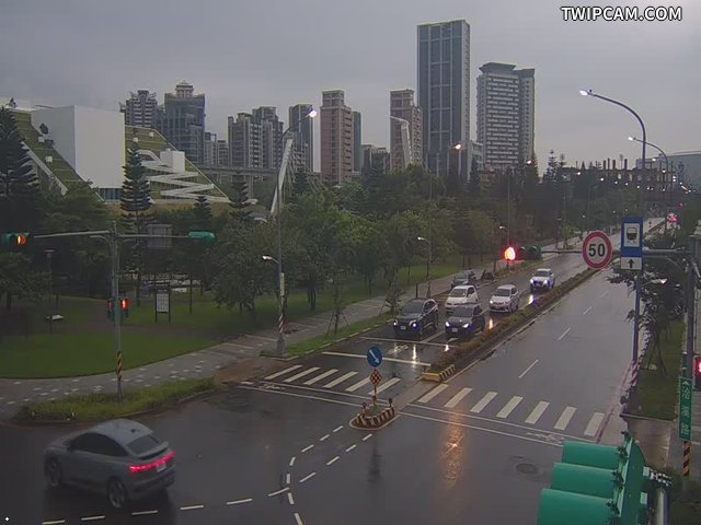 桃園市道路 公園路二段與洽溪路即時影像