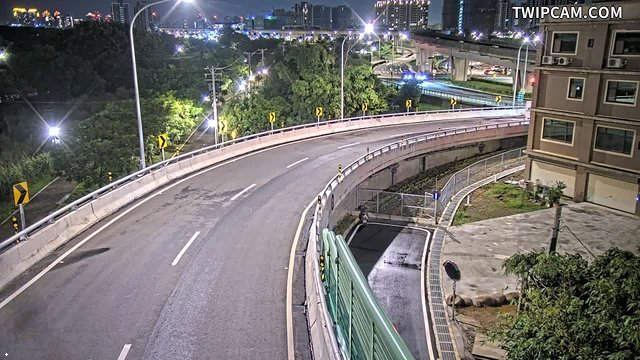 桃園市道路 中豐北路一段-中豐交流道南下出口匝道(預告號誌桿上)即時影像