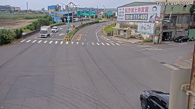 桃園市道路 漁港路與國際路三段即時影像
