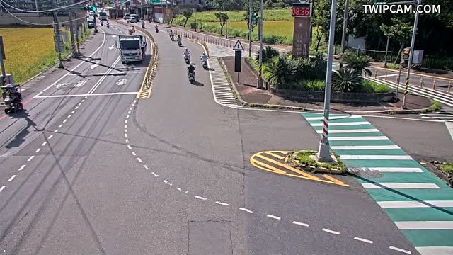 桃園市道路 中山路與三民路即時影像