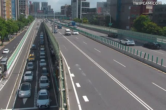 台北市道路 建國快長安即時影像