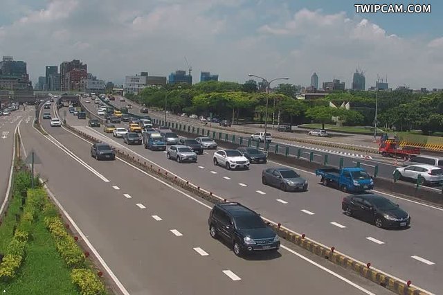 台北市道路 建國快圓山匝道