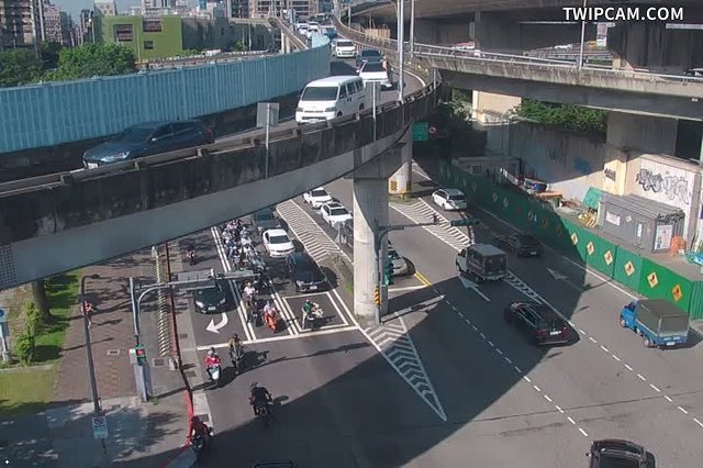 台北市道路 市民快環河即時影像