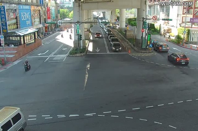 台北市道路 市民快重慶匝道即時影像