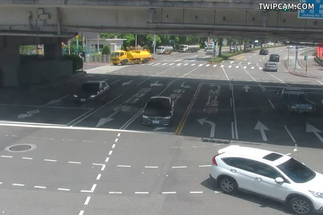 台北市道路 堤頂-民權東路6段(橋上)即時影像