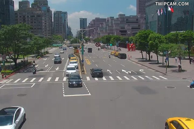 台北市道路 信義松智東南角即時影像