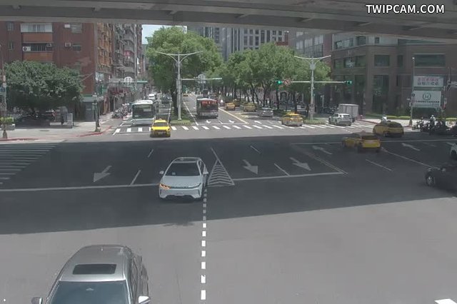 台北市道路 市民中山(西南角)即時影像