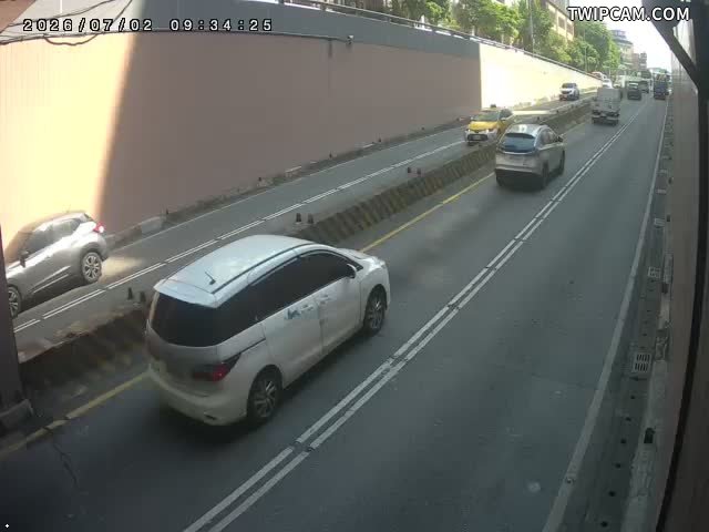 台北市道路 基隆路南往北主車道8(基隆忠孝)即時影像
