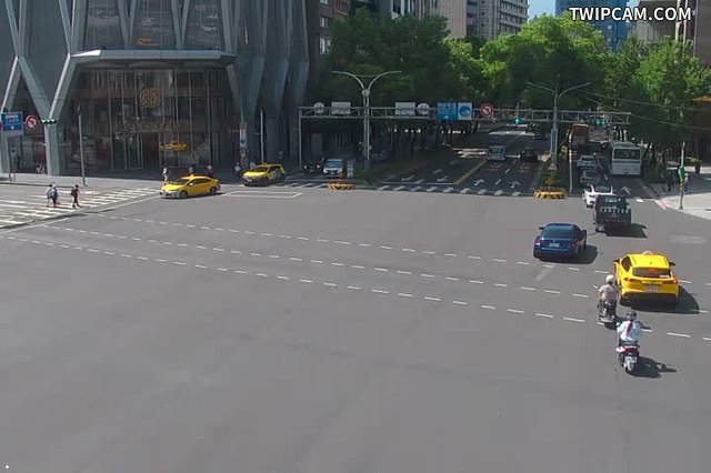 台北市道路 中山北路3段-民權東西路口即時影像