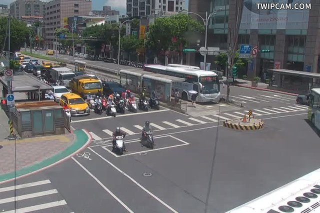 台北市道路 松江路-民權東路口即時影像