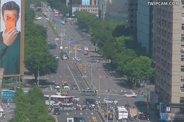 台北市道路 忠孝東路-松仁路口