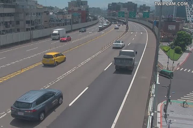 台北市道路 市民高架道路(往東延吉街上方)即時影像