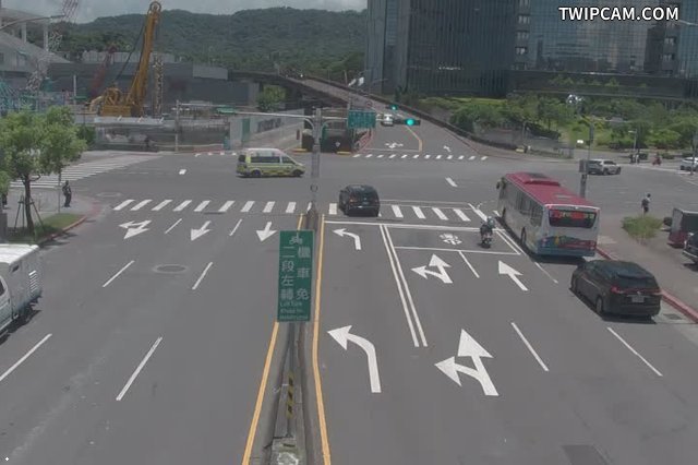 台北市道路 市民大道與向陽路口即時影像
