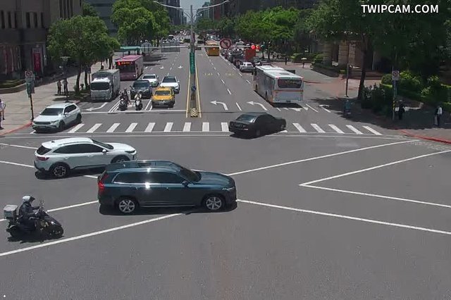 台北市道路 信義路-莊敬路口即時影像