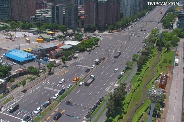 台北市道路 大度路與立德路口(西南角)即時影像