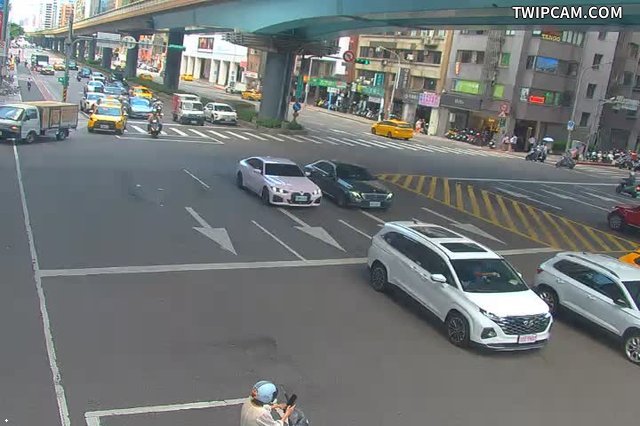 台北市道路 復興南路與市民大道口即時影像