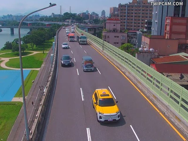 台北市道路 水源快上層往南門架(溪州街與汀州路4段140巷口即時影像