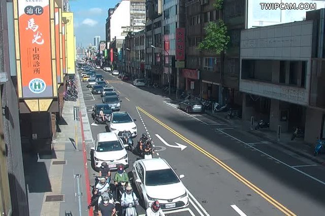 台北市道路 民生西路與重慶北路口即時影像