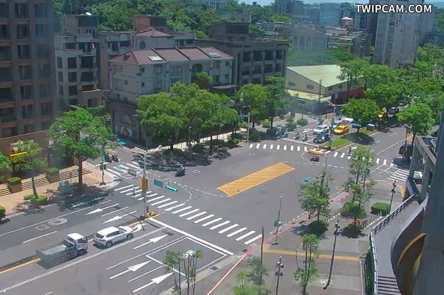 台北市道路 民權東路6段與民權東路6段206巷口即時影像