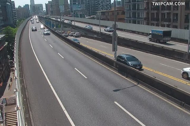 台北市道路 市高(建國) 市高西行既設鋼構即時影像