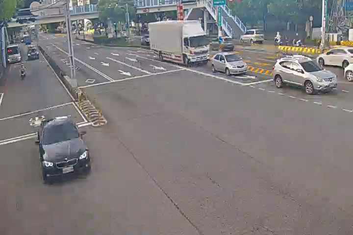 台中市道路 臺灣大道/工業區一路(右側車流往文心路),Taiwan Blvd/Gongyequ 1st Rd. (Right side Traffic flow to Wenxin Rd.)即時影像