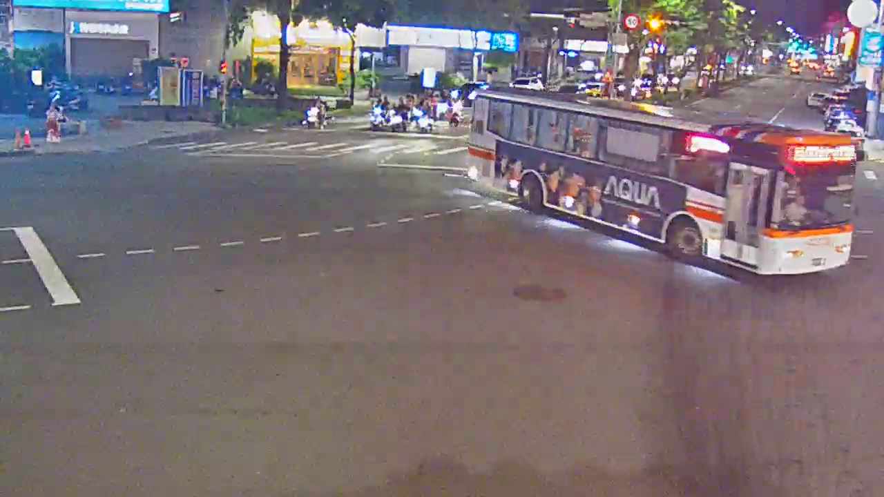 台中市道路 中清路/五權路(右側車流往文心路),Zhongqing Rd./Wuquan Rd.  (Right side Traffic flow to Wenxin Rd.)即時影像