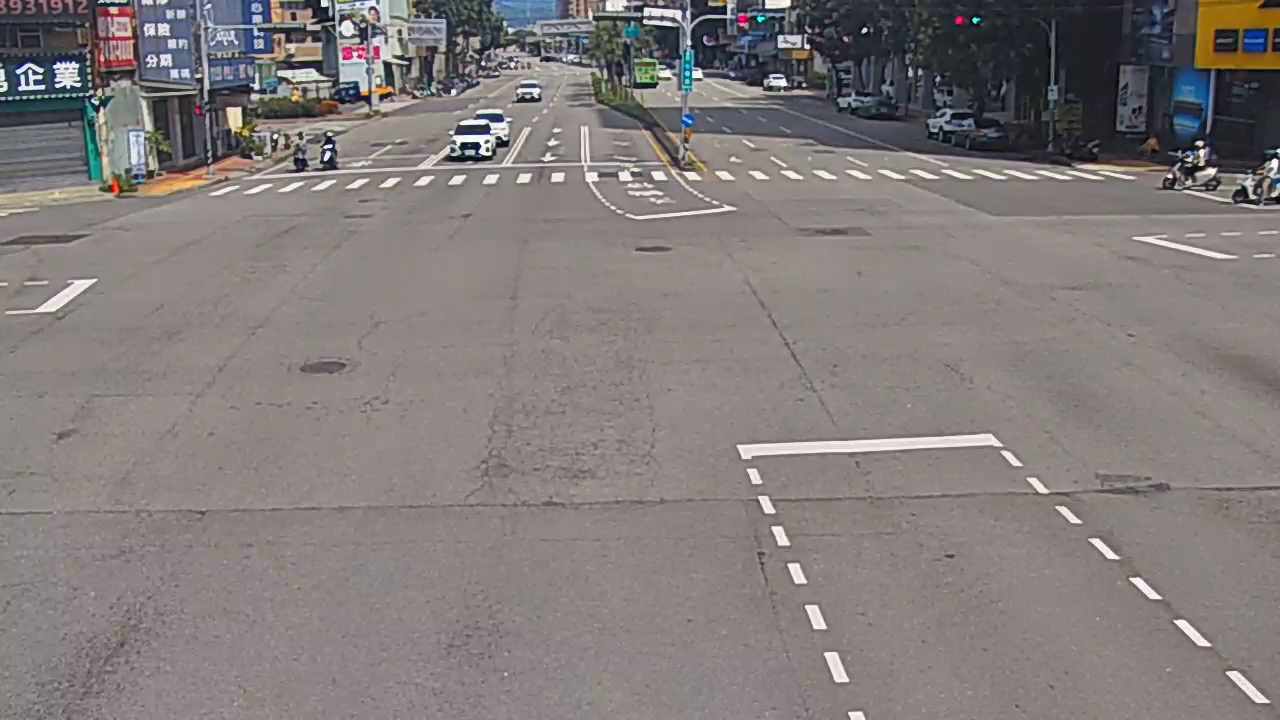 台中市道路 文心南路/復興路(右側車流往高工路),Wenxin S. Rd/Fuxing Rd (Right side Traffic flow to Gaogong Rd)即時影像