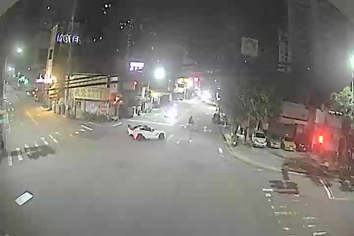 台中市道路 黎明路三段與上安路 (右側車流往台灣大道) Liming Rd/Shang'an Rd (Right side Traffic flow to Taiwan Blvd)即時影像