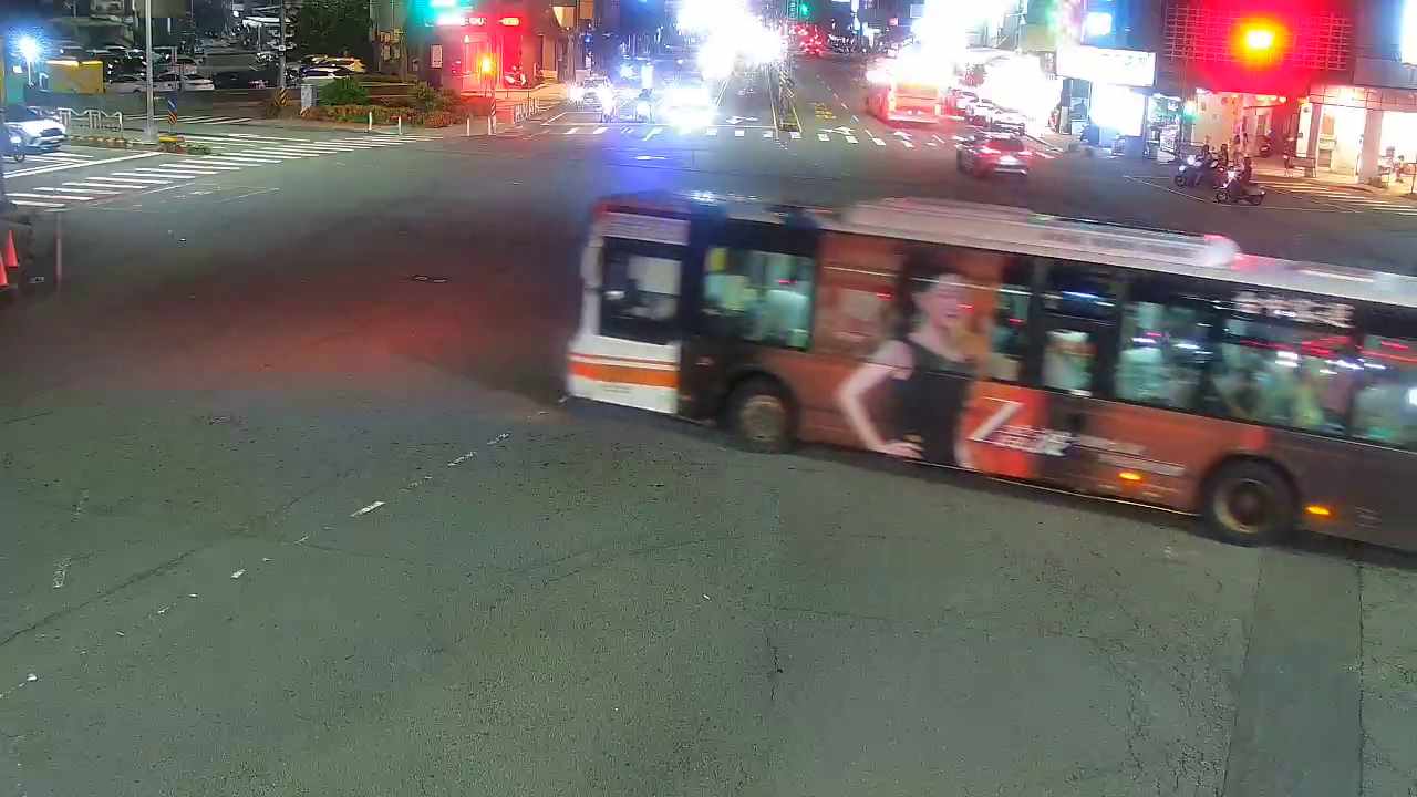 台中市道路 三民路/五權路/崇德路(右側車流往北屯路),Sanmin Rd/Wuquan Rd/Chongde Rd(Right side Traffic flow to Beitun Rd)即時影像