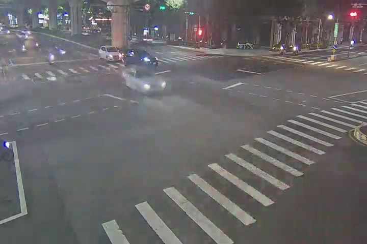 台中市道路 文心路/青海路(右側車流往臺灣大道),Wenxin Rd/Qinghai Rd (Right side Traffic flow to Taiwan Blvd)即時影像