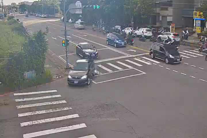 台中市道路 東大路/西屯路(右側車流往環中路)Dongda Rd./ Xitun Rd.(Right side Traffic flow to Huanzhong Rd.)即時影像