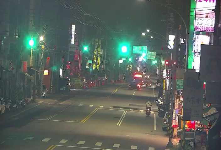 台中市道路 三豐路/三豐路747巷(右側車流往豐原大道),Sanfeng Rd/Ln. 747 (Right side Traffic flow to Fengyuan Blvd)即時影像