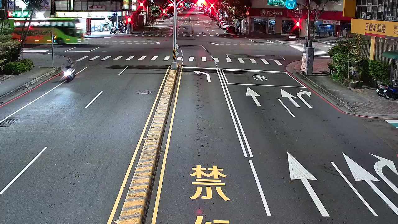 台中市道路 敦化路/中平路(右側車流往中清路),Dunhua Rd/Zhongping Rd (Right side Traffic flow to Zhongqing Rd)即時影像