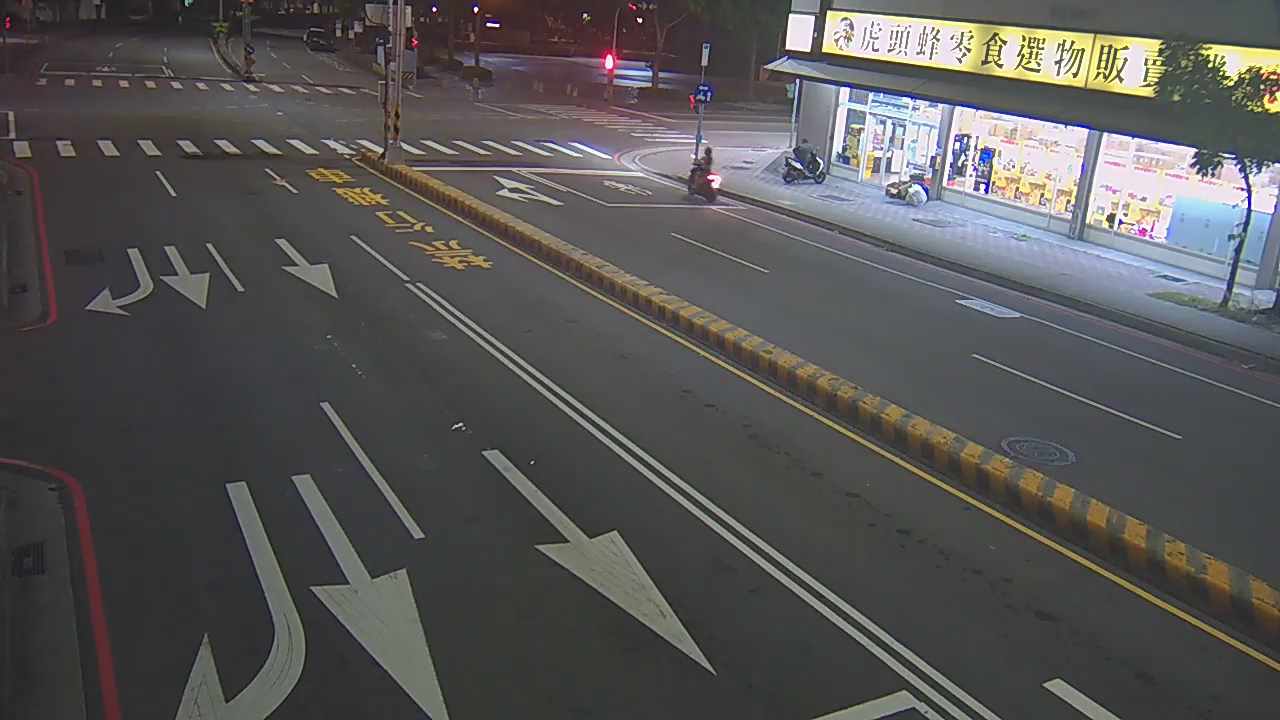 台中市道路 敦化路/中清路(右側車流往經貿路),Dunhua Rd/Zhongqing Rd (Right side Traffic flow to Jingmao Rd)即時影像