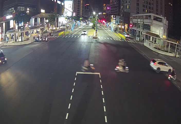台中市道路 臺灣大道/美村路(右側車流往五權路),Taiwan Blvd/Meicun Rd. (Right side Traffic flow to Wuquan Rd.)即時影像