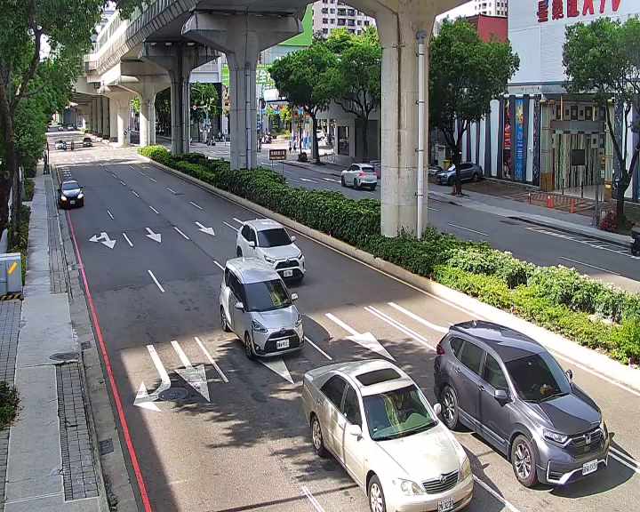 台中市道路 文心南路/文心南六路(右側車流往五權西路)Wenxin S. Rd./ Wenxin S. 6th Rd.(Right side Traffic flow to Wuquan W. Rd.)即時影像