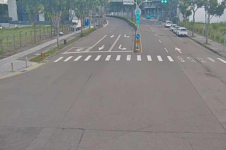 台中市道路 經貿路/經貿五路(車流往黎明路) Jingmao Rd./Jingmao 5th Rd (Traffic flow to Liming Rd.)即時影像